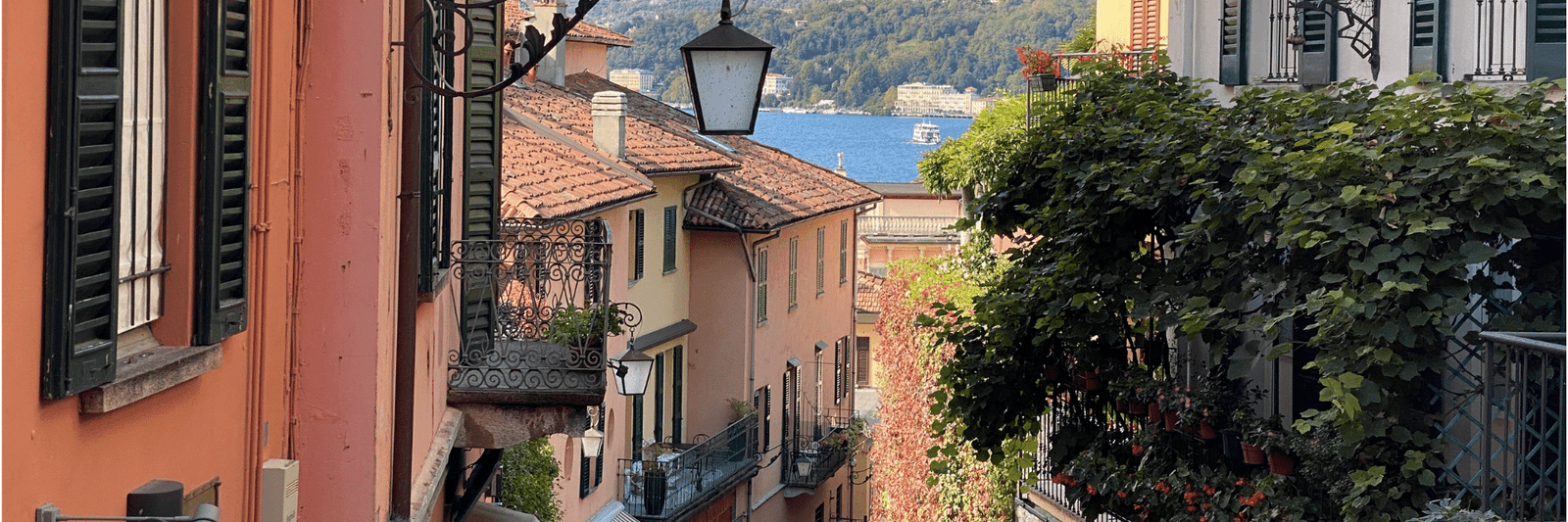 walking cities Lake Como