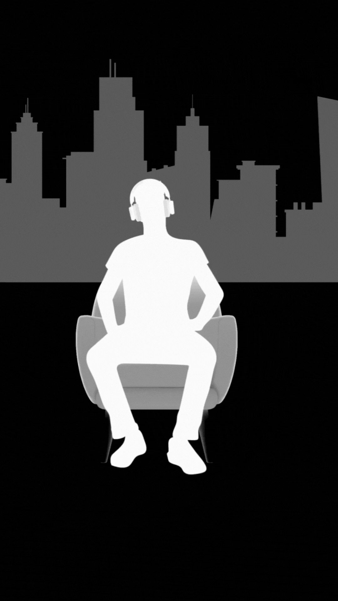 mobile sitting normal walking cities